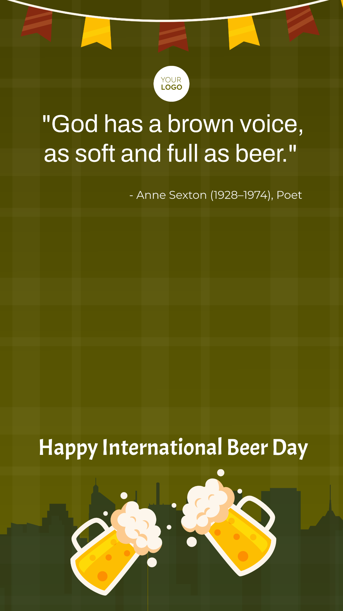 International Beer Day Quote for Instagram