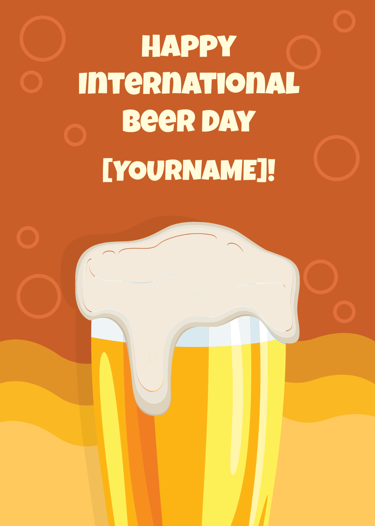 International Beer Day Wishes