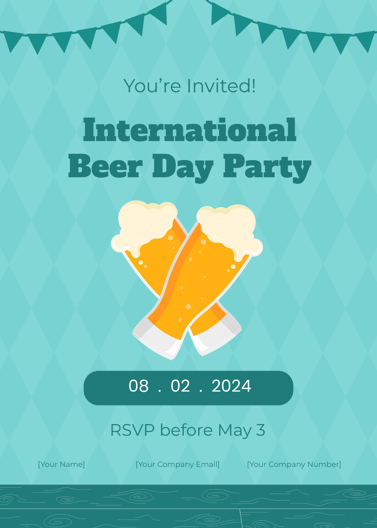 International Beer Day Invitation