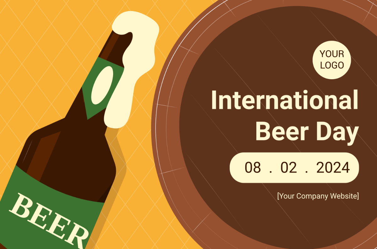 International Beer Day Banner
