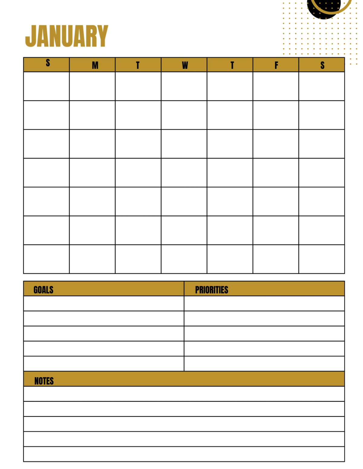Free Hotel Monthly Planner Template to Edit Online