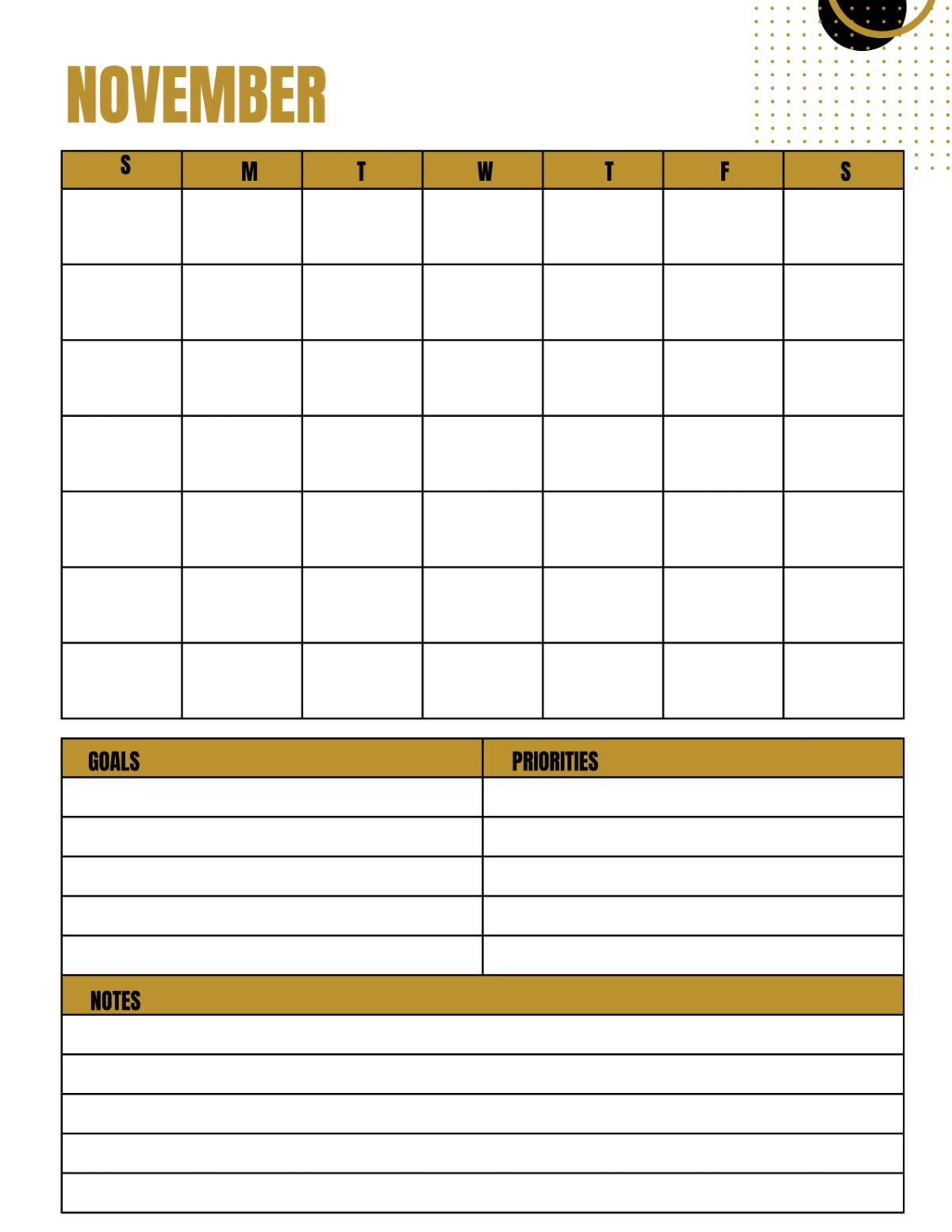Free Hotel Monthly Planner Template to Edit Online