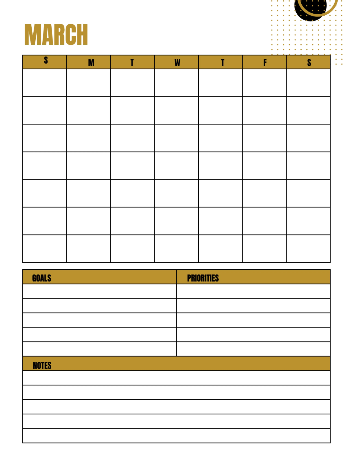 Free Hotel Monthly Planner Template to Edit Online