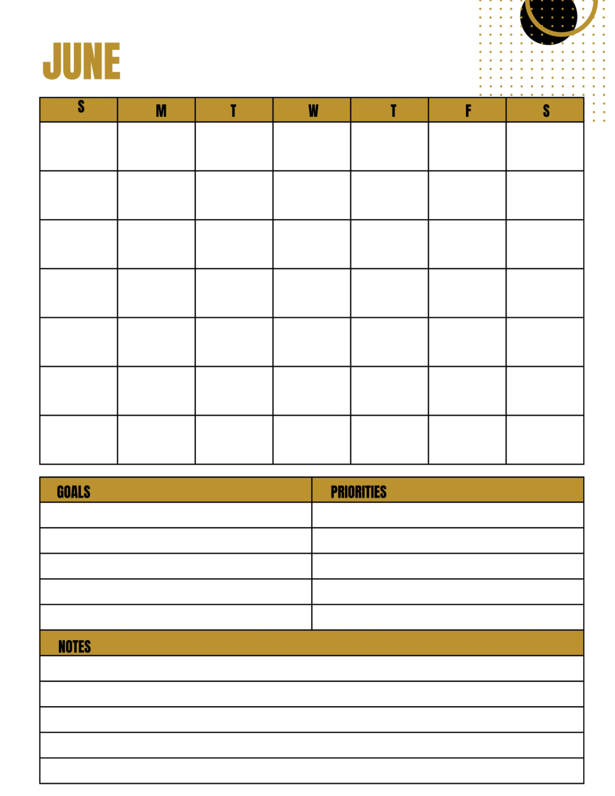 Free Hotel Monthly Planner Template to Edit Online