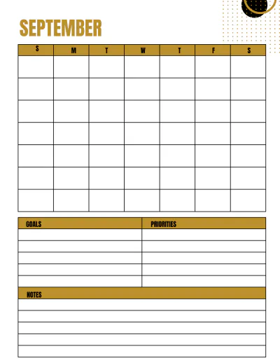 Free Hotel Monthly Planner Template to Edit Online