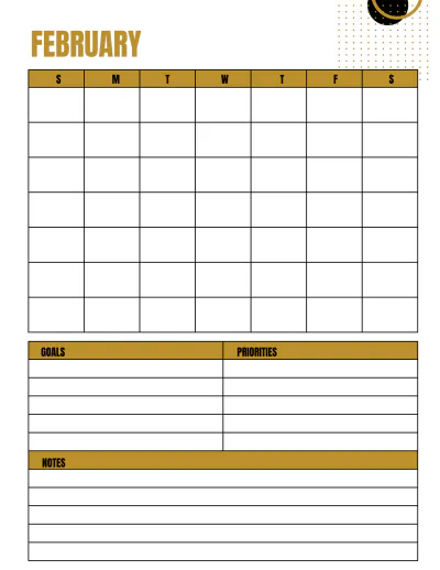 Free Hotel Monthly Planner Template to Edit Online