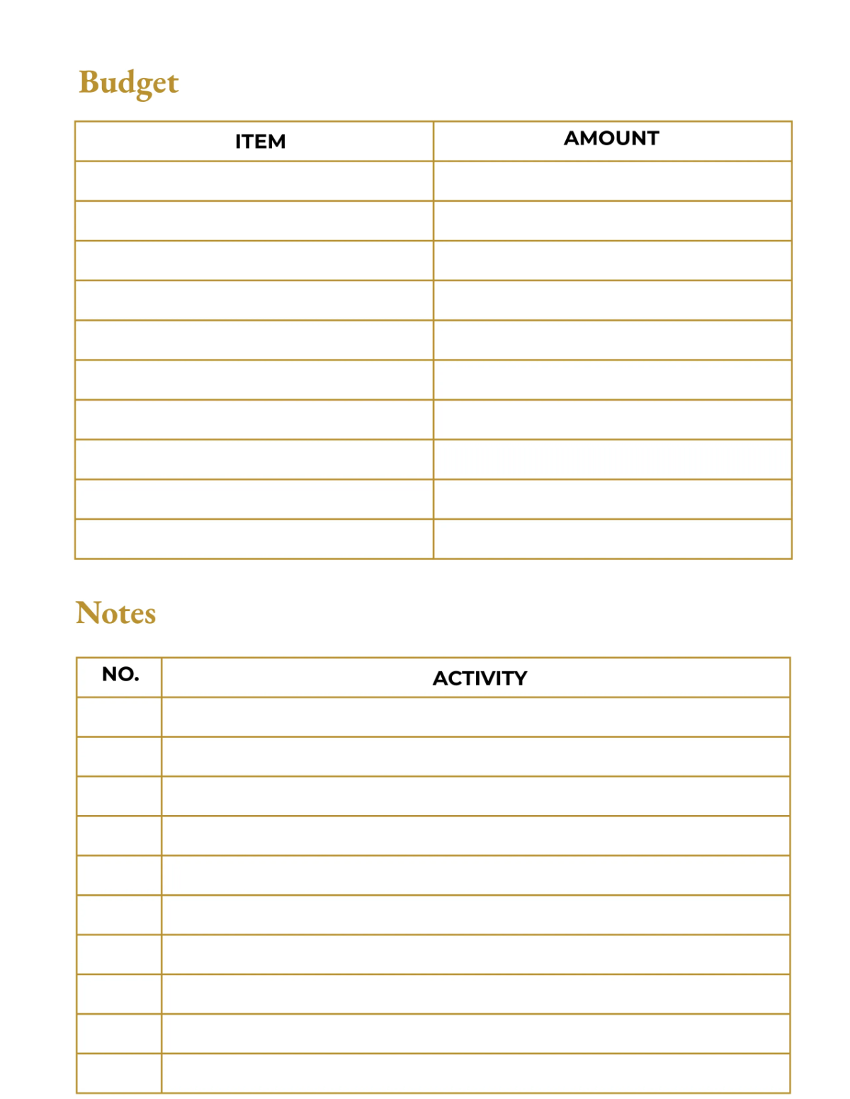 Free Hotel Event Planner Template to Edit Online