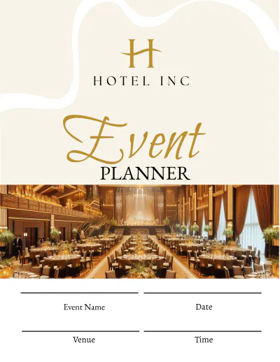 Free Hotel Event Planner Template to Edit Online