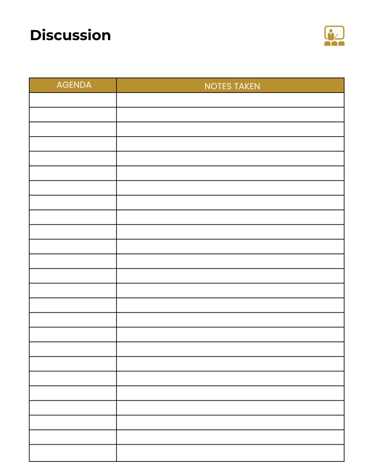 Free Hotel Meeting Planner Template to Edit Online