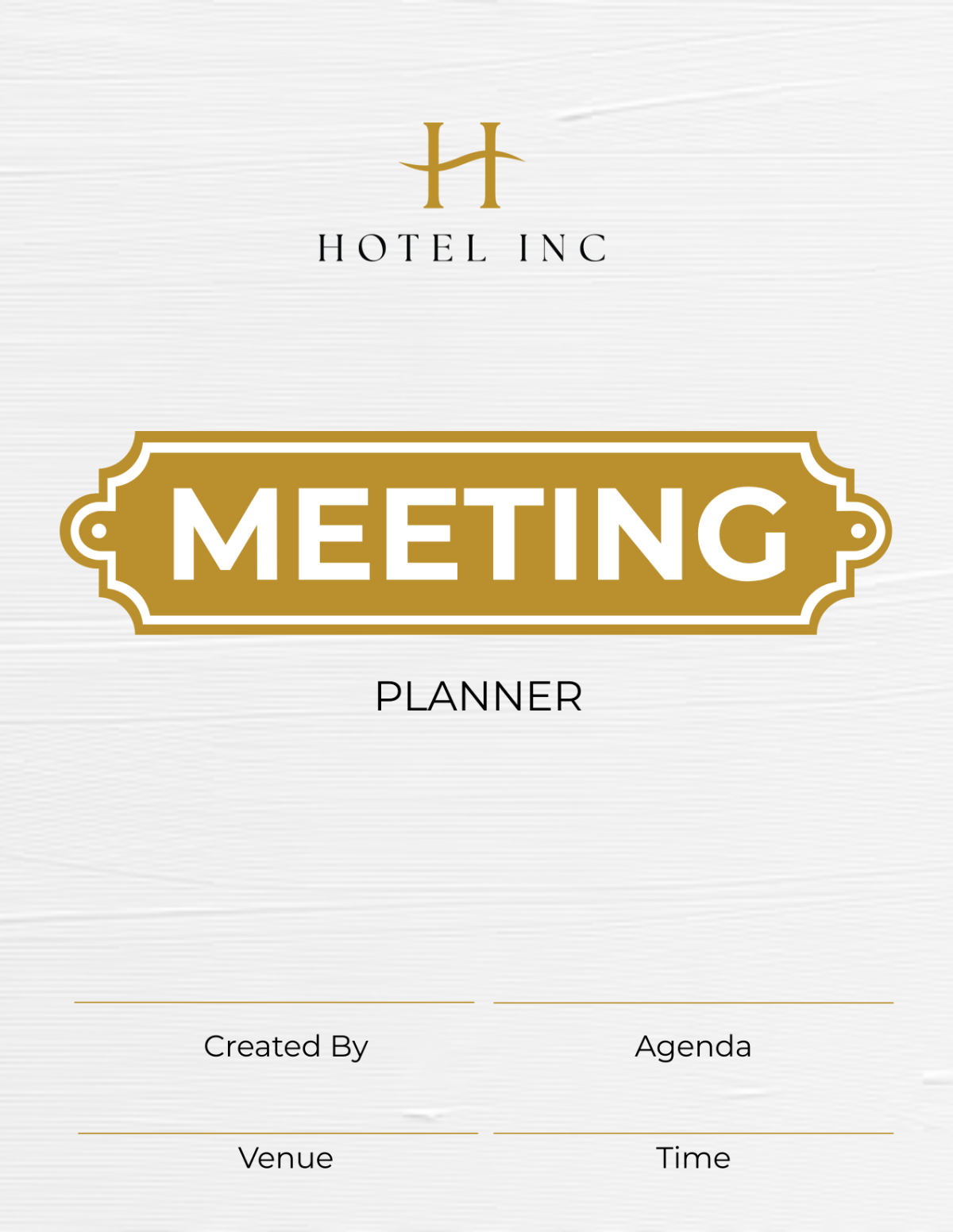Hotel Meeting Planner
