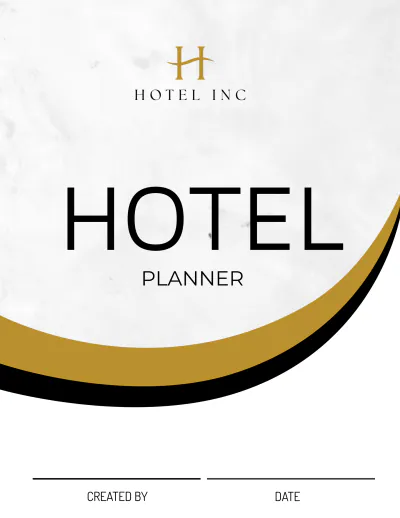Free Hotel Planner Template to Edit Online