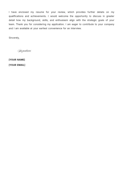 Free Media Project Manager Cover Letter to Edit Online