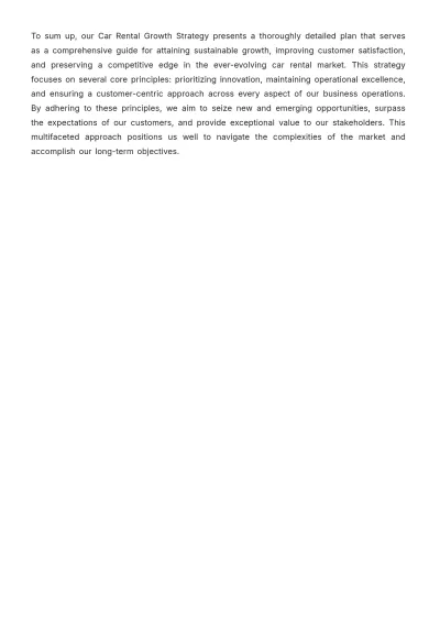 Free Car Rental Growth Strategy Template to Edit Online