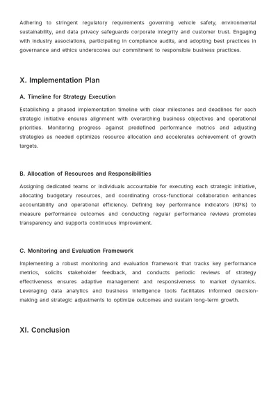 Free Car Rental Growth Strategy Template to Edit Online