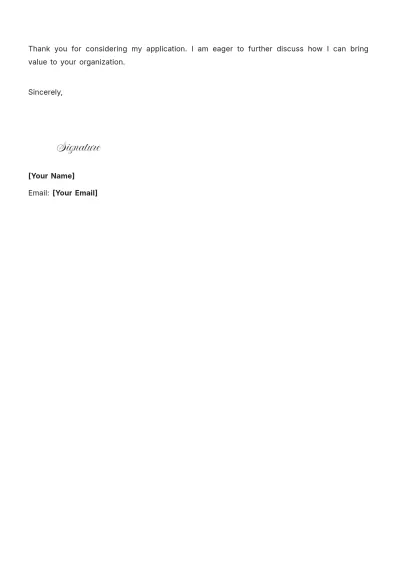 Free Sales Trainer Cover Letter to Edit Online