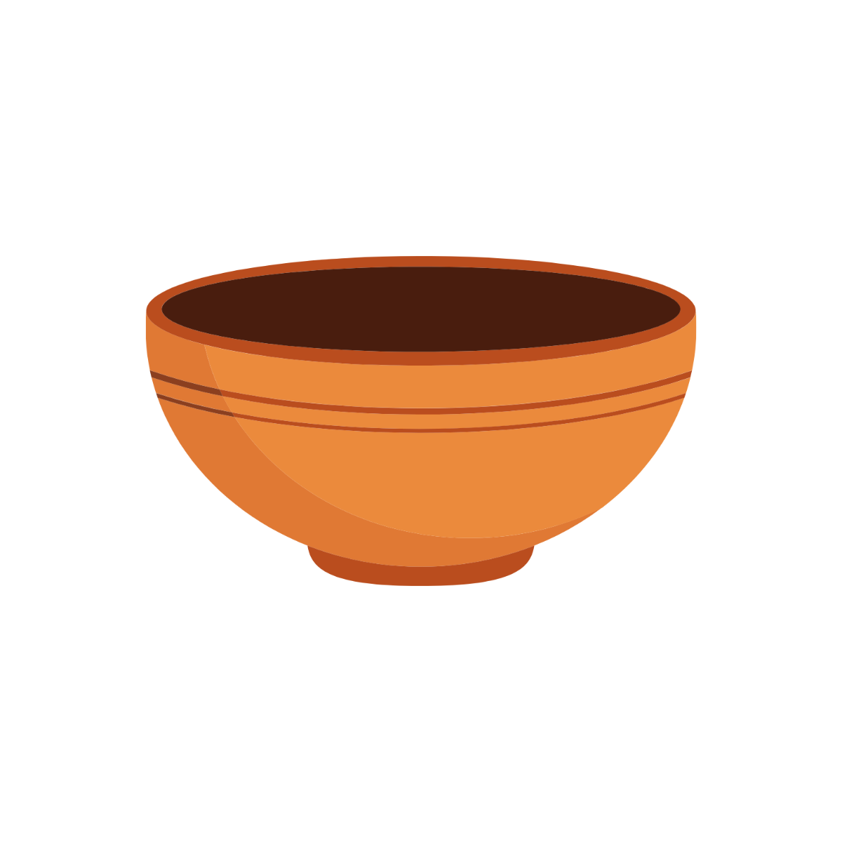Brown Clay Bowl