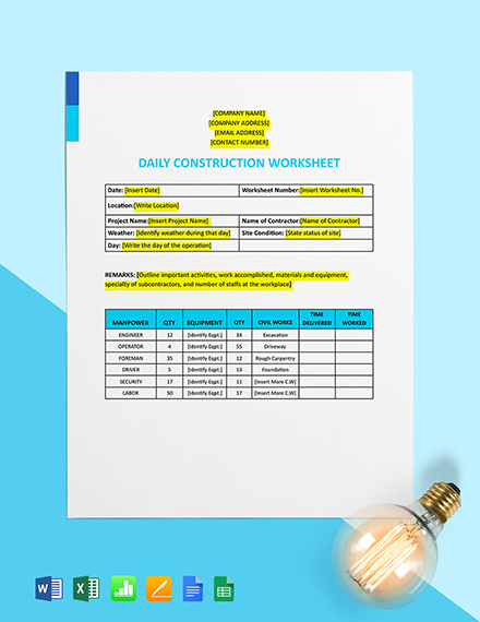 construction wip worksheet free excel download