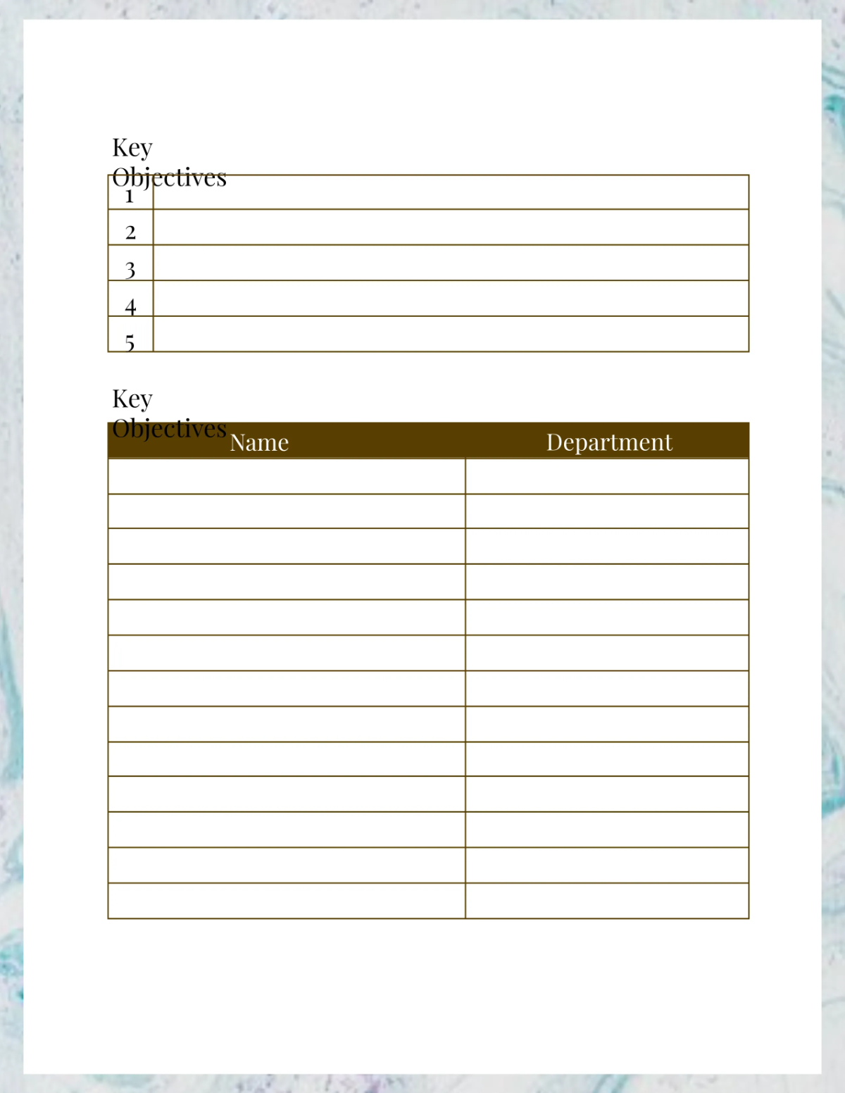 Free Hotel Marketing Planner Template to Edit Online