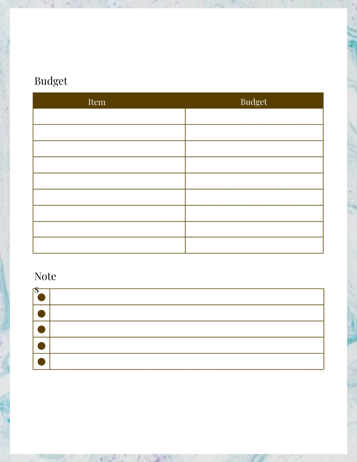 Free Hotel Marketing Planner Template to Edit Online