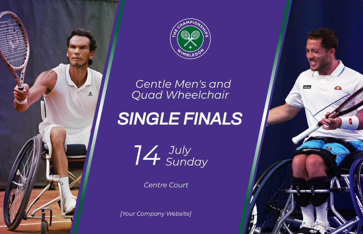 Wimbledon Gentlemen's & Quad Wheelchair Singles Finals
