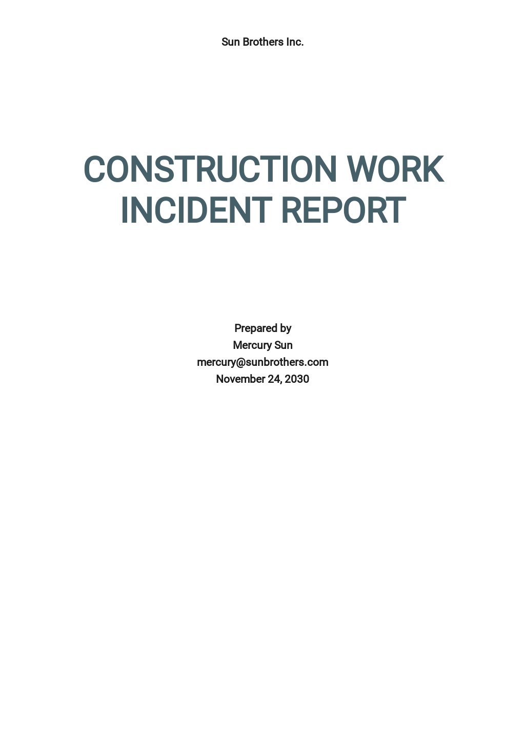 Construction Work Incident Report Template.jpe