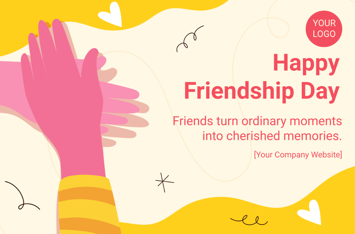 Happy Friendship Day Banner