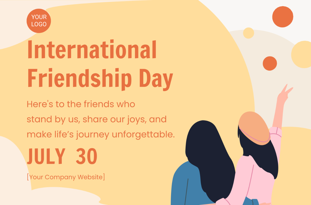 International Friendship Day Banner