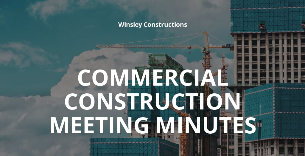 Commercial Construction Meeting Minutes Template.jpe