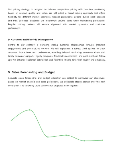 Free Agriculture Sales Strategy Plan Template to Edit Online