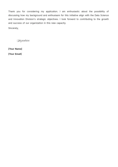 Free New Department Cover Letter For Internal Position to Edit Online