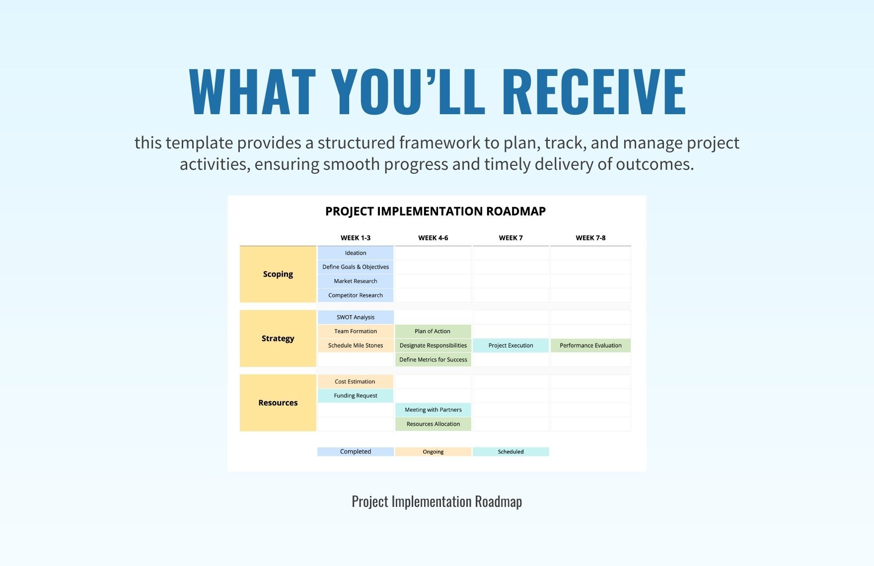 Project Implementation Roadmap Template