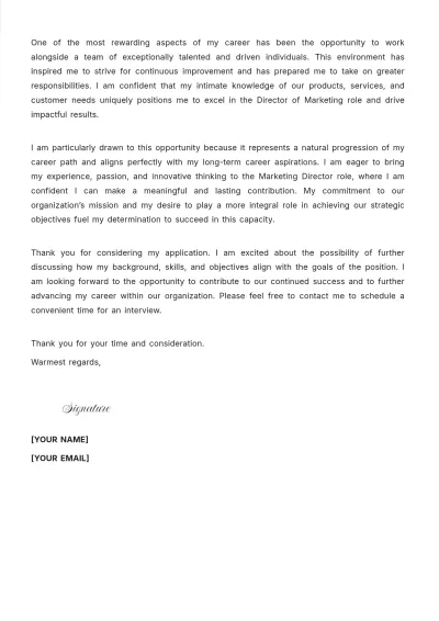 Free Job Posting Cover Letter For Internal Position to Edit Online