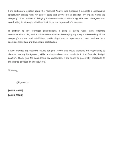 Free New Internal Role Cover Letter For Internal Position to Edit Online