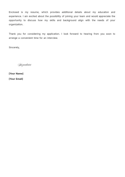 Free Human Resources Associate Cover Letter to Edit Online