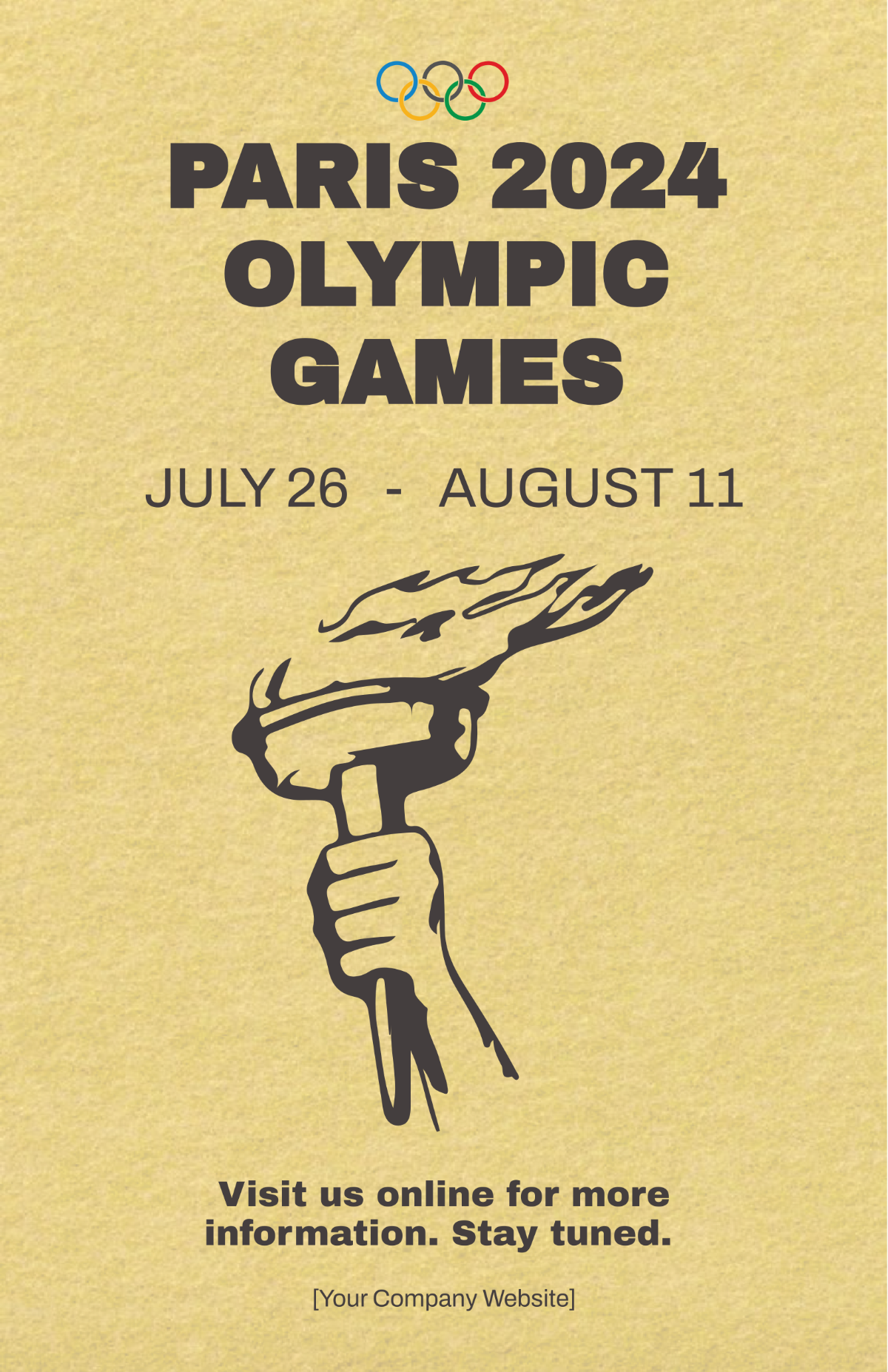 Vintage Olympics Poster