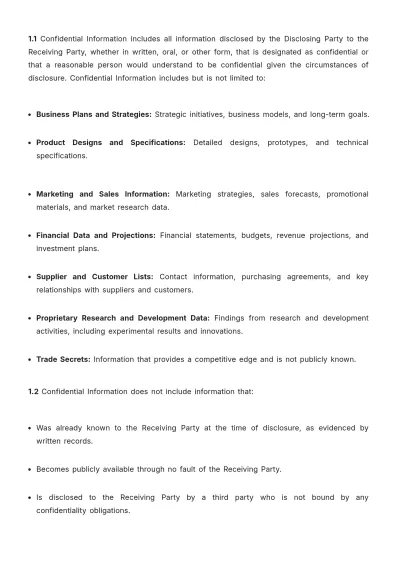 Free Agriculture Brand Partnership NDA Template to Edit Online