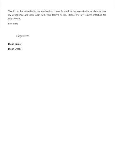 Free Technical Product Manager Cover Letter to Edit Online