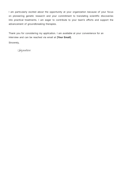 Free Laboratory Research Assistant Cover Letter to Edit Online