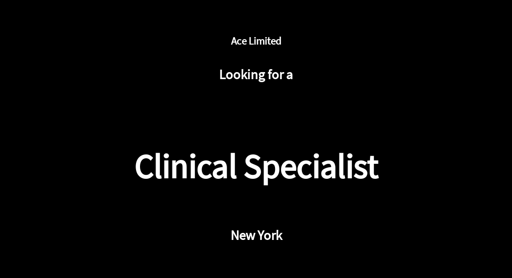 Free Clinical Specialist Job Ad/Description Template.jpe