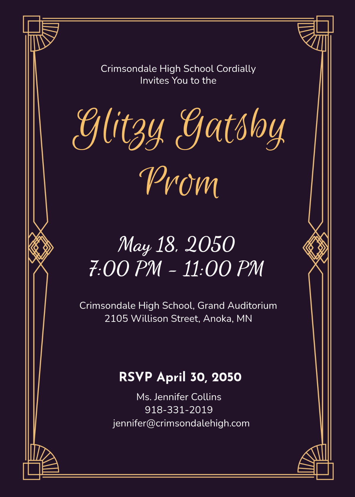 Prom Invitation Templates Prom Invitation Templates