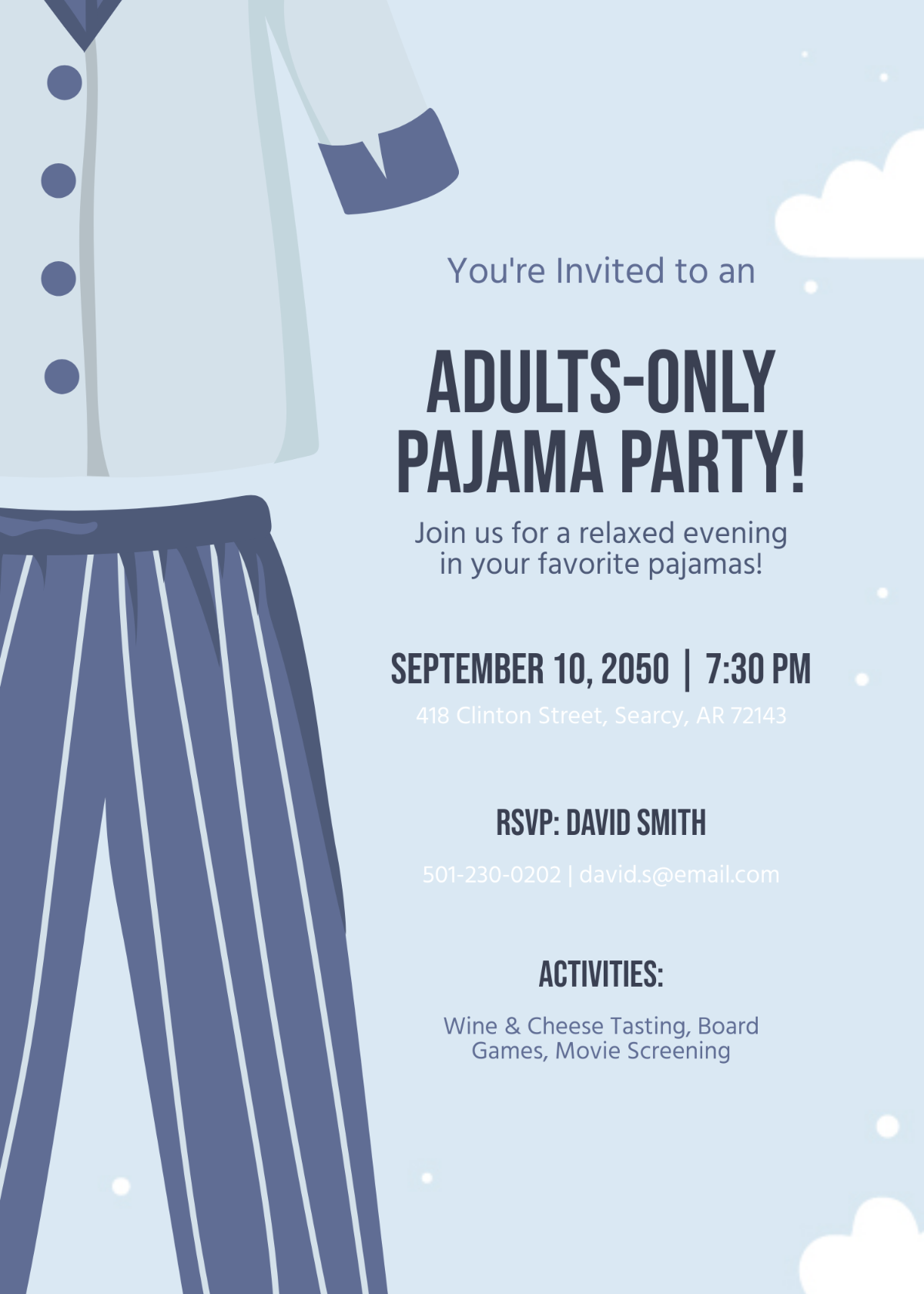 Free Sleepover Invitation Templates Editable And Printable