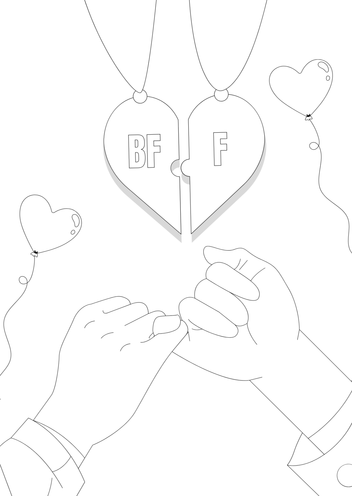 Friendship Day Poster Drawing