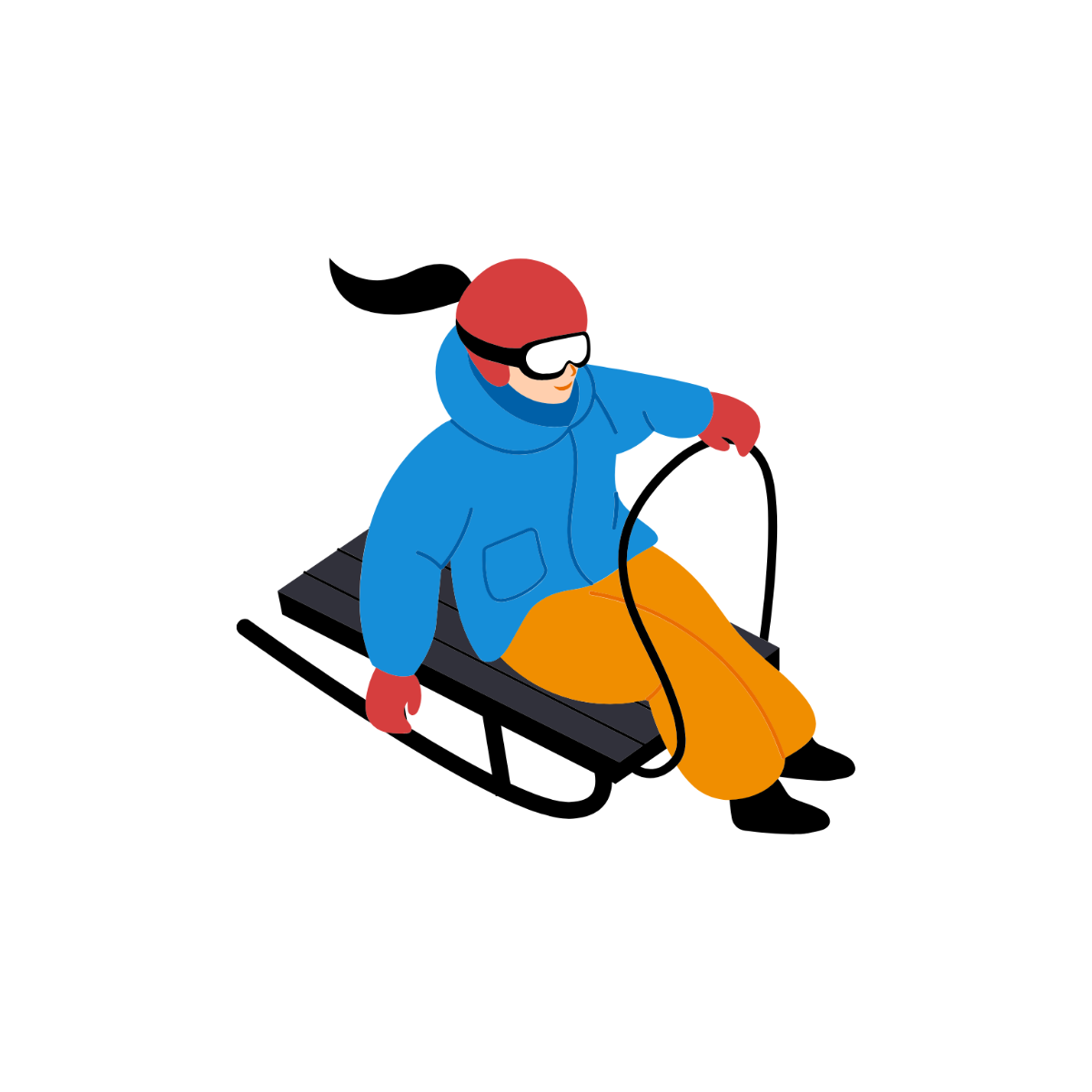 Sledding Image - Edit Online | Template.net