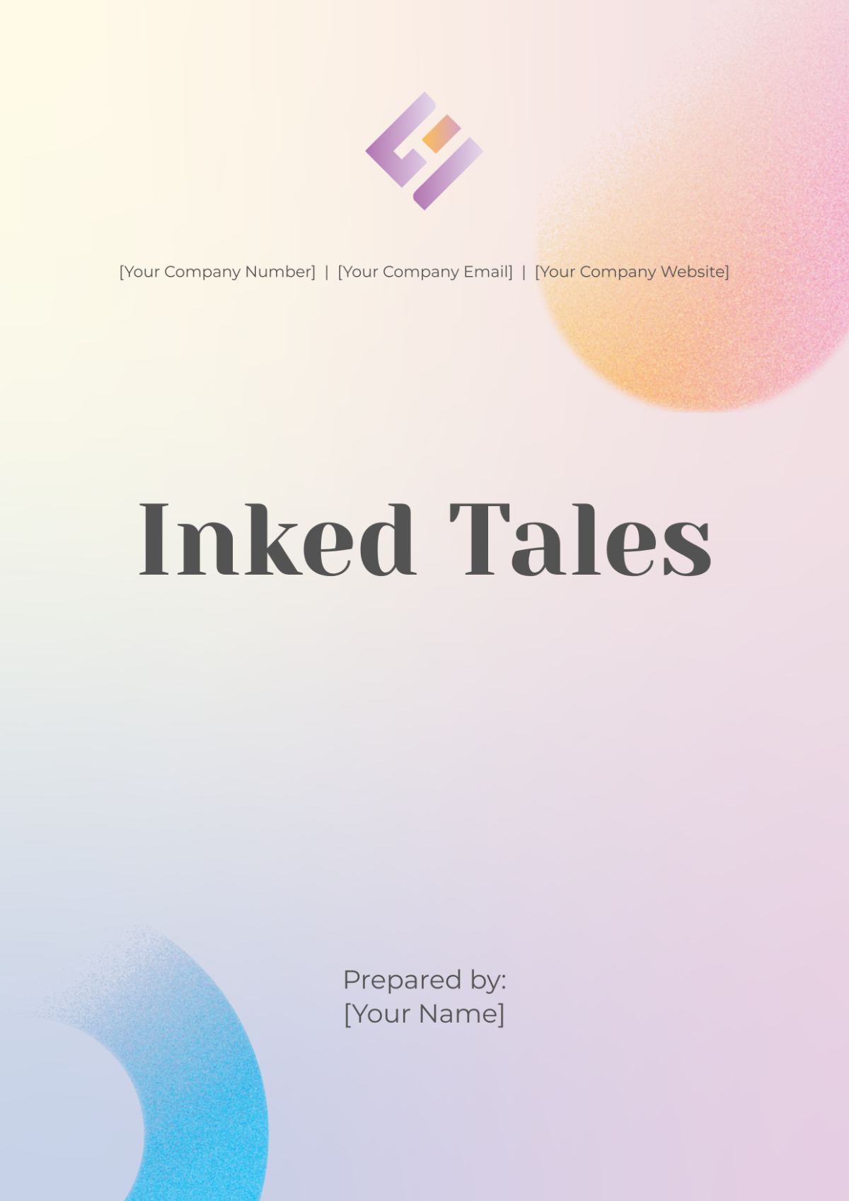 Gradient Cover Page