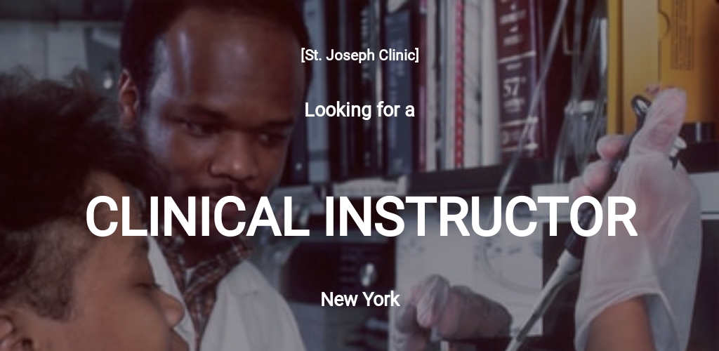 Free Clinical Instructor Job Description Template.jpe