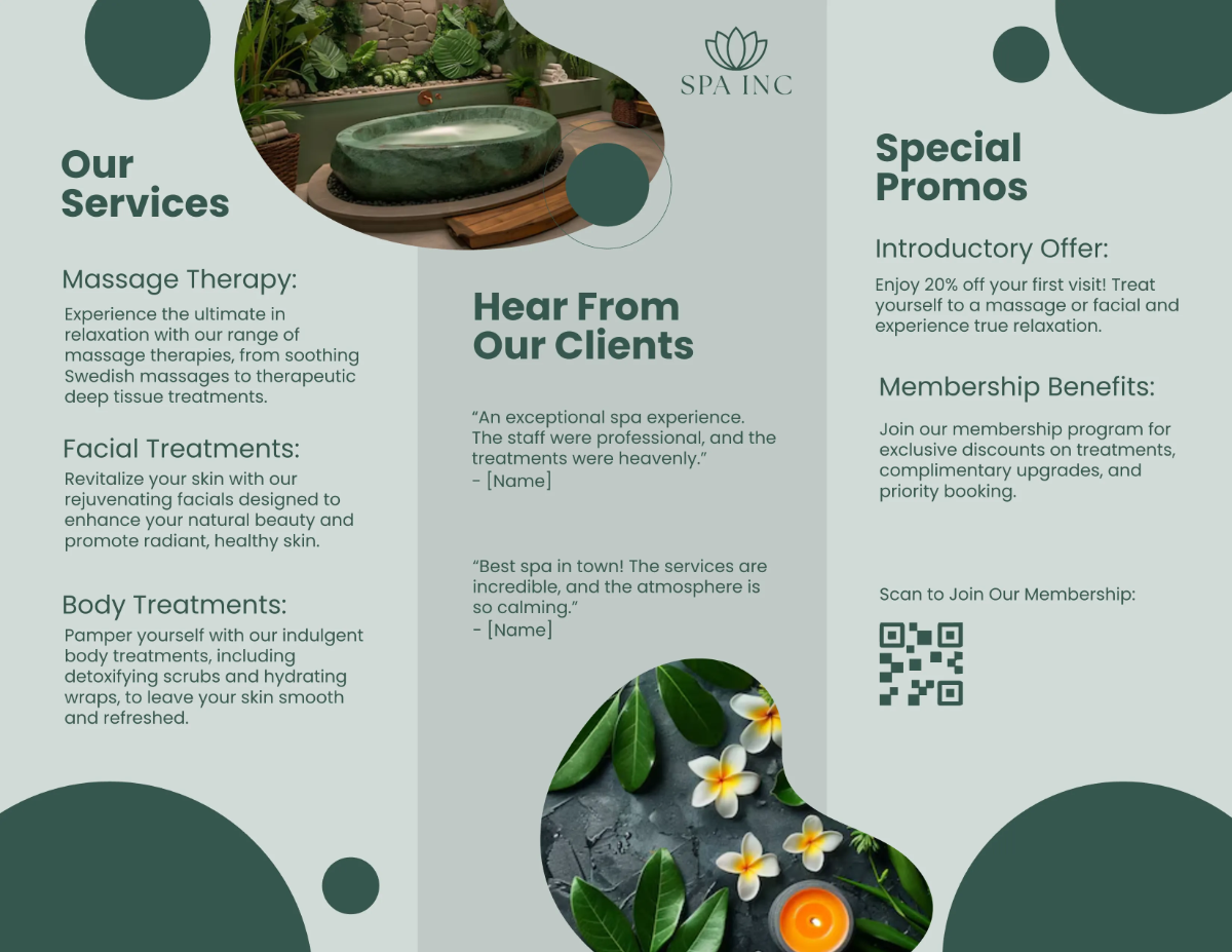 Free Portfolio Brochure Template to Edit Online