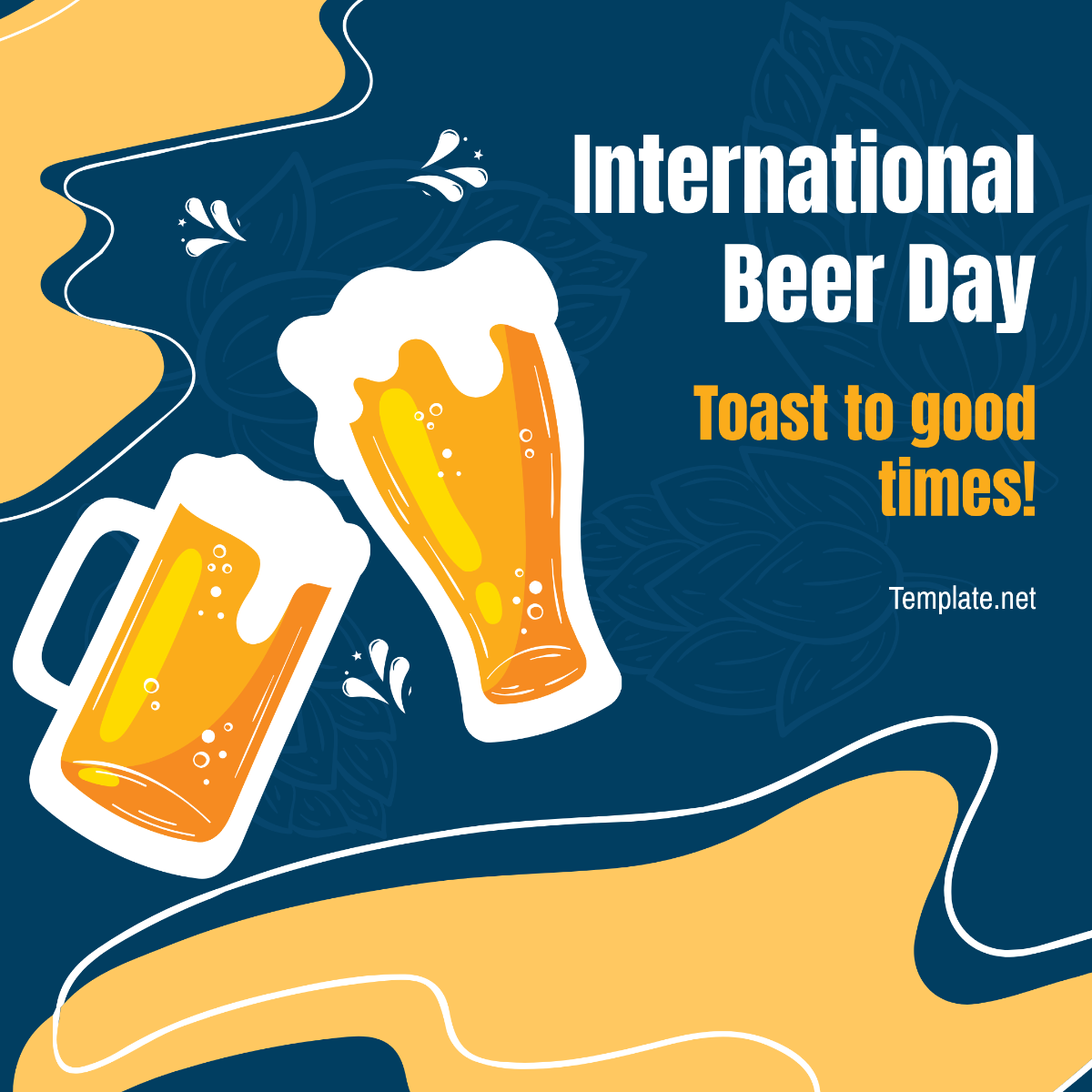 Free International Beer Day Instagram Post Template