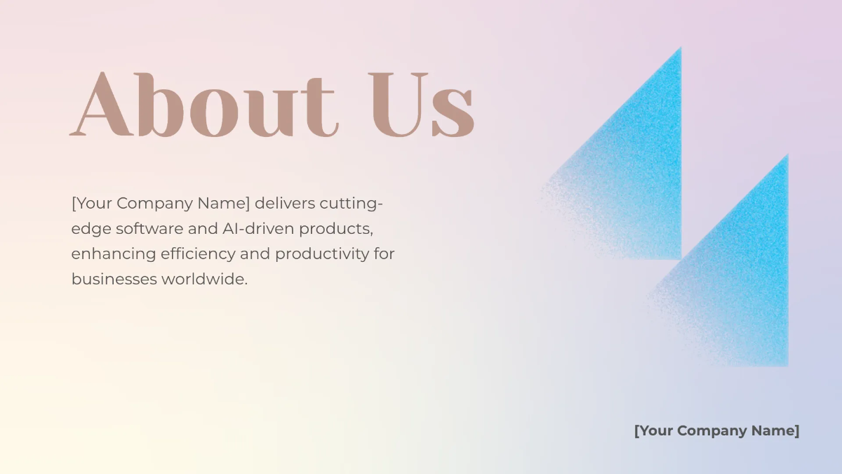 Free Gradient Presentation Template to Edit Online