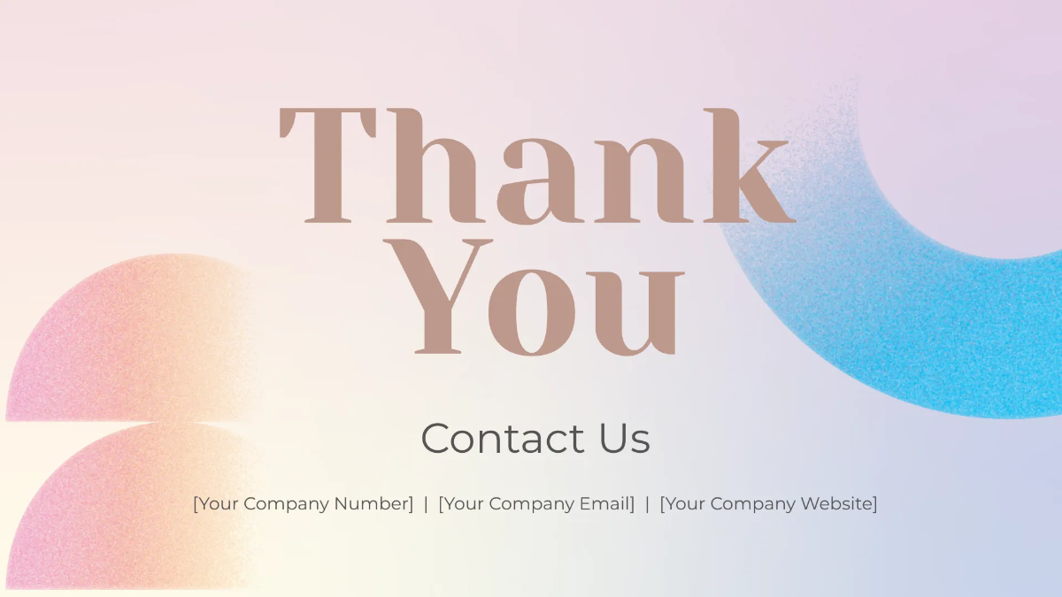 Free Gradient Presentation Template to Edit Online