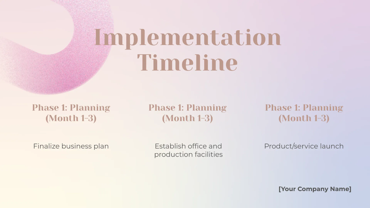 Free Gradient Presentation Template to Edit Online